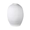 A luxurious large white ceramic vase