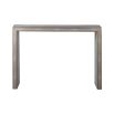 Exquisite shagreen finish console table with brass detailing