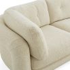 Upholstered boucle corner modular sofa