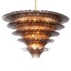 A luxury chandelier by Eichholtz with a tiered design