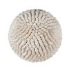 decorative ball covered in individual ivory shells