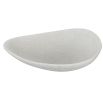 Elegant, organic-shaped white bowl