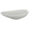 Elegant, organic-shaped white bowl