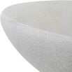 Elegant, organic-shaped white bowl