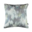 A beautiful textured abstract velvet and satin cushion