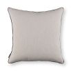 Jacquard weave leaf designed linen cushion