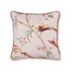A stunning cushion by Romo with a gorgeous bird illustration and beautiful pink-toned finish