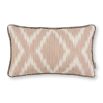 A beautiful blush coloured cushion by Romo with a gorgeous geometric pattern