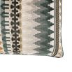 Gorgeous patterned cushion with earthy green tones