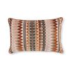 Gorgeous earth toned patterned cushion 