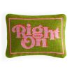 Right On Needlepoint Cushion