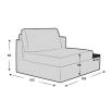Single Seat With Table - Right Hand Facing