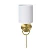 Glamorous wall light with gold ring design base 