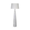 whitewash minimal floor lamp with linen shade 