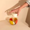 An uplifting and energising, 100% natural candle with beautiful hand-blown glassware
