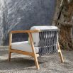 A luxury outdoor armchair from Skyline Design with a stylish Scandinavian appeal 