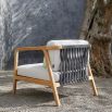 A luxury outdoor armchair from Skyline Design with a stylish Scandinavian appeal 