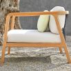 A luxury outdoor armchair from Skyline Design with a stylish Scandinavian appeal 