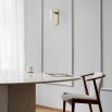 Odyssey Paris Wall Sconce - Natural Brass