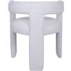 Ivory upholstered armchair