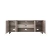 Contemporary sideboard with wave-effect on doors