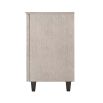 Contemporary sideboard with wave-effect on doors