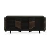 A sensational statement sideboard by Caracole featuring a slice of oak 
