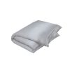 Silver grey luxury silk duvet cover