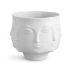 Jonathan Adler multi-face design bowl/planter in matte porcelain