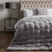 Allure Velvet Bedspread - Neutral