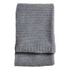 Claria Knitted Throw - Grey