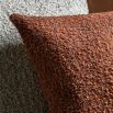 Textured Boucle Cushion - Rust