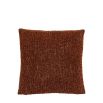 Textured Boucle Cushion - Rust