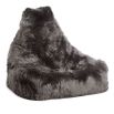 A sumptuously soft and snuggly bean bag chair made from New Zealand Sheepskin