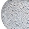 Elegant, textured round table lamp 