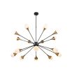 Gamma Pendant Lamp - Matte Black/Antique Brass/White
