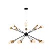Gamma Pendant Lamp - Matte Black/Antique Brass/White