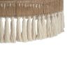 Beautiful bohemian ceiling light with cotton fringe. 