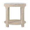 Horizon Round Quartz Side Table