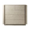 5 drawer chest of drawers in light brown finish
