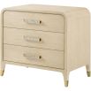 Judith Leiber 3-drawer Bedside Table - Light