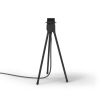 Table tripod for lampshade in black