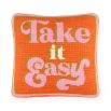 Take It Easy Needlepoint Cushion