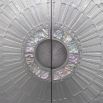 A glamorous nickel cabinet by Jonathan Adler