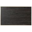 Contemporary coffee table with brass base and black top 