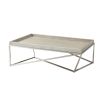 Sumptuous shagreen effect tray coffee table