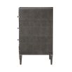 Statement dresser with nine drawers finished in stylish shagreen leather