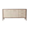 Stylish sideboard with cupboards and three drawers