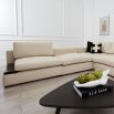 A stylish modular sofa from the Handmade in London collection with a luxury bespoke upholstery