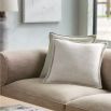 Elevate your space with the Thurman Woven Cushion in Beige. Soft, stylish, and versatile, it's perfect for any décor while ensuring comfort.